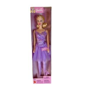 Y2K Mattel Ballerina Barbie w/Purple Tutu and Legs #G3073 (2003) NRFB